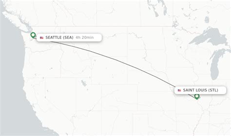 flights from seattle to st louis